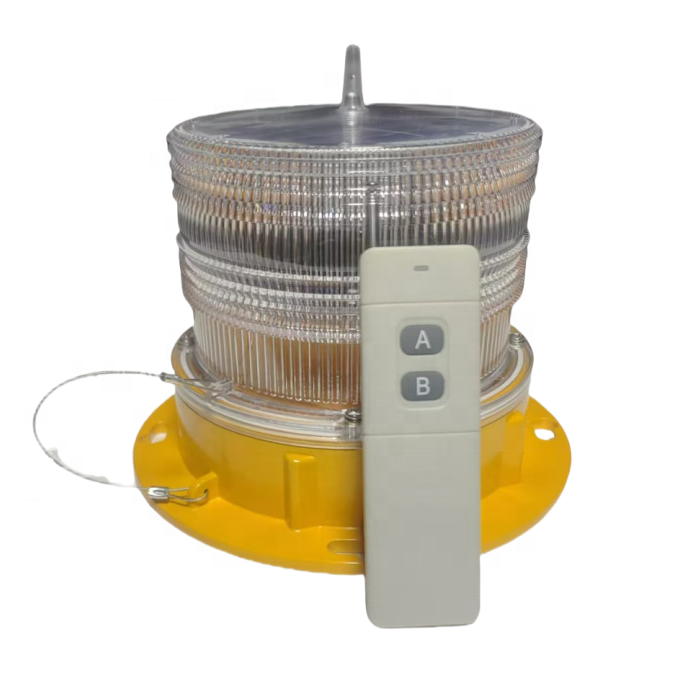HB30-RF Solar Powered Marine Light With Remote Controller,lake Lite Solar Dock Dots,solar Lights for Docks,beacon Light Marine